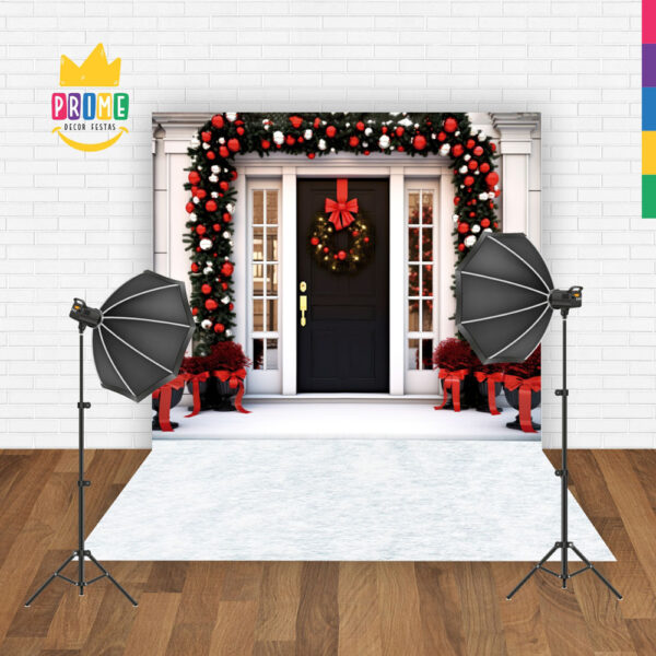 Fundo Fotográfico Cenário Natal em Tecido 2,2m x1,5m F140 - Image 2