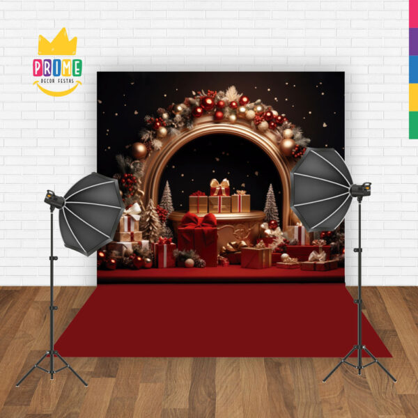 Fundo Fotográfico Cenário Natal Em Tecido 2,20M x 1,50M F128 - Image 2
