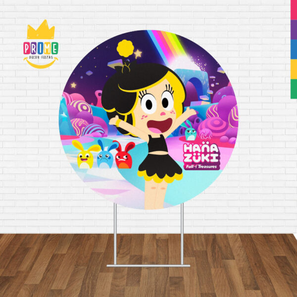 Painel Redondo 3D Hemkas Tecido Sublimado 1,50m x 1,50m - Image 2