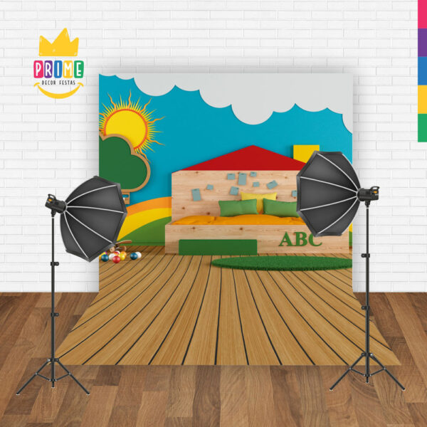 Fundo Fotográfico Cenário Quarto em Tecido 2,20M x 1,50M F40 - Image 3