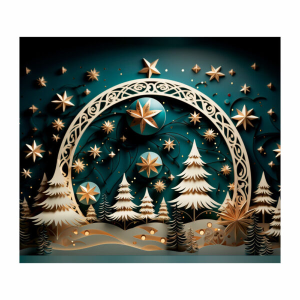 Fundo Fotográfico Cenário Natal Em Tecido 2,20M x 1,50M F127 - Image 3