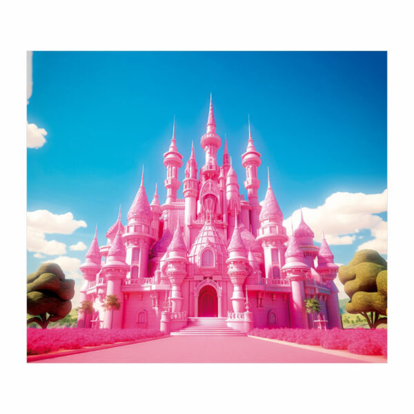 Fundo Fotográfico Cenário Castelo Rosa Tecido 2,2 x1,5m F112 - Image 3