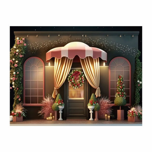 Fundo Fotográfico Cenário Natal  em Tecido 2,20m x1,50m F123 - Image 3