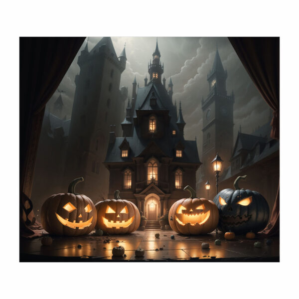 Fundo Fotográfico Cenário Halloween Tecido 2,20M x 1,50M F93 - Image 4