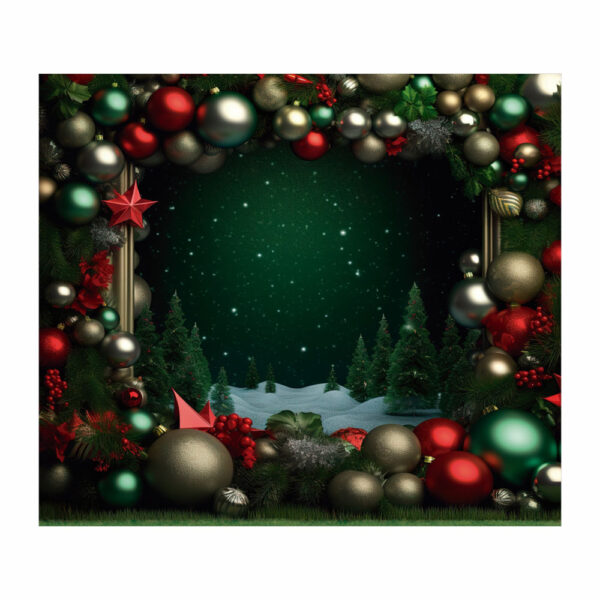 Fundo Fotográfico Cenário Natal Em Tecido 2,20M x 1,50M F126 - Image 3