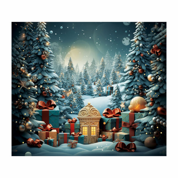 Fundo Fotográfico Cenário Natal Em Tecido 2,20M x 1,50M F125 - Image 3