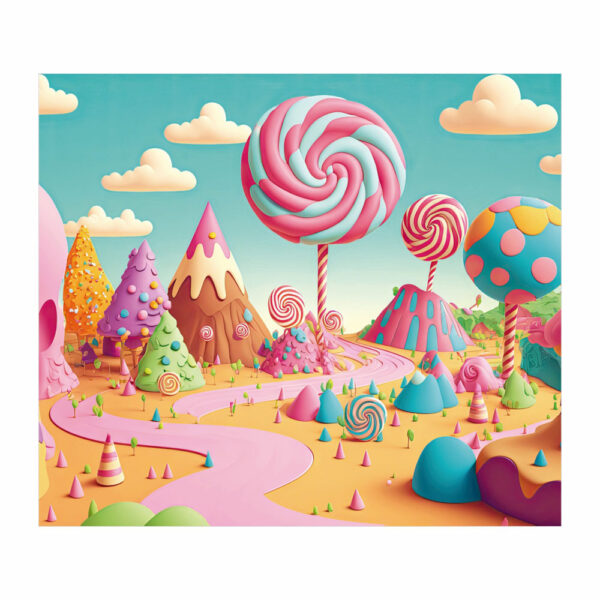 Fundo Fotográfico Cenário Candy Tecido 2,20M x 1,50M F21 - Image 4