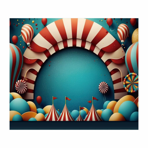 Fundo Fotográfico Cenário Circo Tecido 2,20M x 1,50M F25 - Image 4