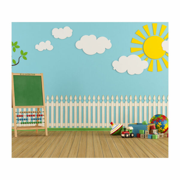 Fundo Fotográfico Cenário Escola em Tecido 2,20m x 1,50m F53 - Image 4