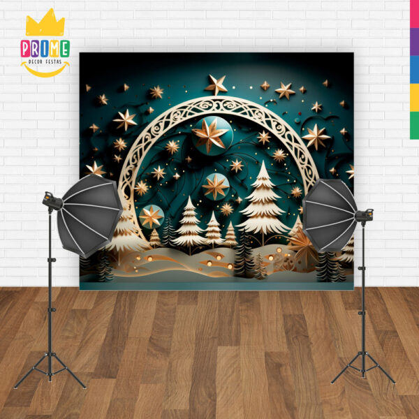 Fundo Fotográfico Cenário Natal Em Tecido 2,20M x 1,50M F127 - Image 4