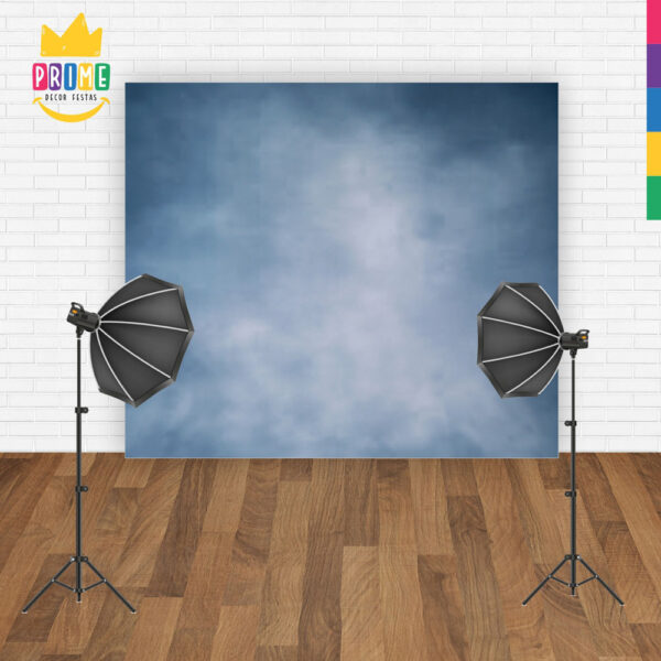 Fundo Fotográfico Cenário Liso Azul Tecido 2,2m x1,5m FF217 - Image 4