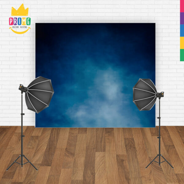 Fundo Fotográfico Cenário Liso Azul Tecido 2,2m x1,5m FF216 - Image 4