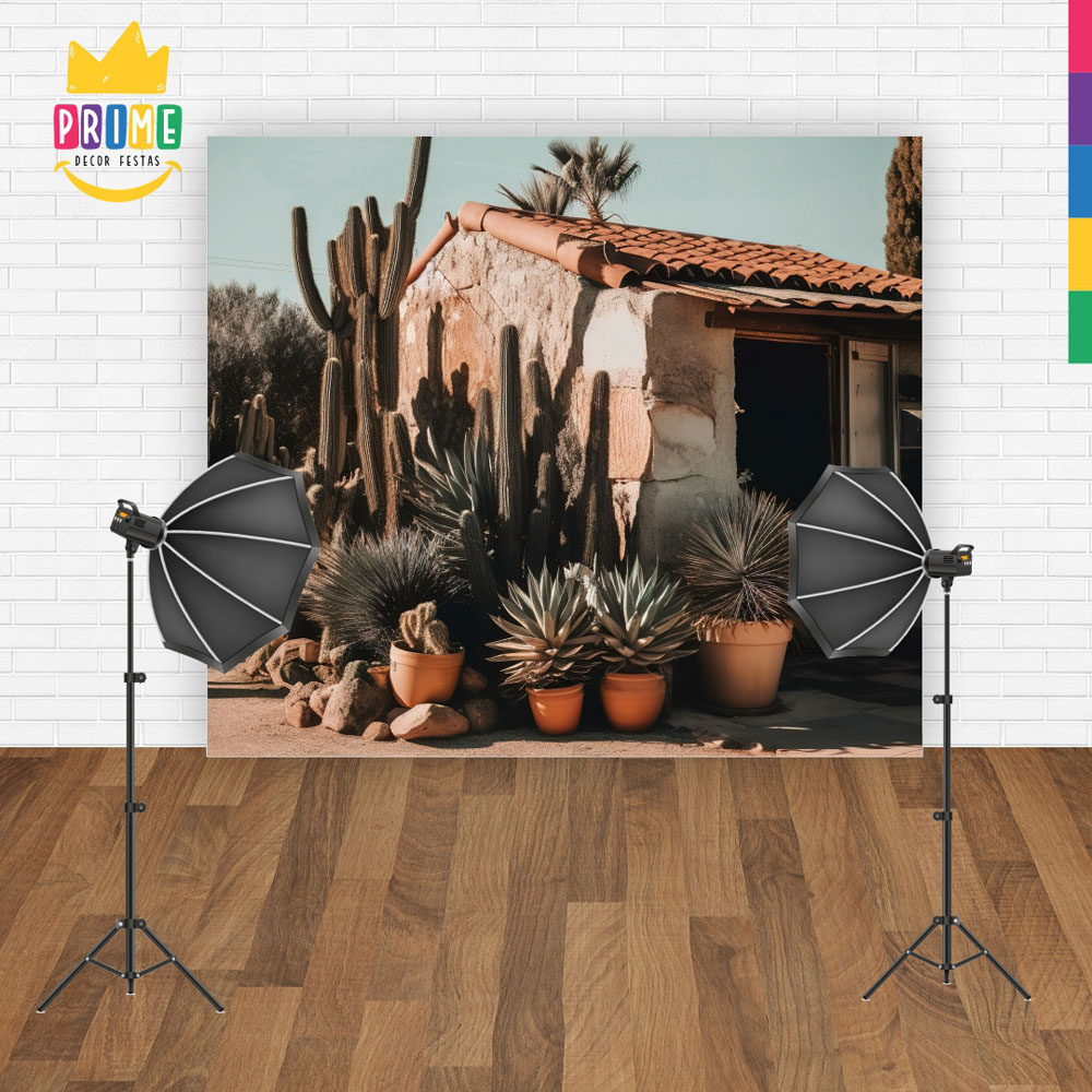 Fundo Fotográfico Cenário Faroeste em Tecido 2,2m x1,5m F181 - Imagem 4