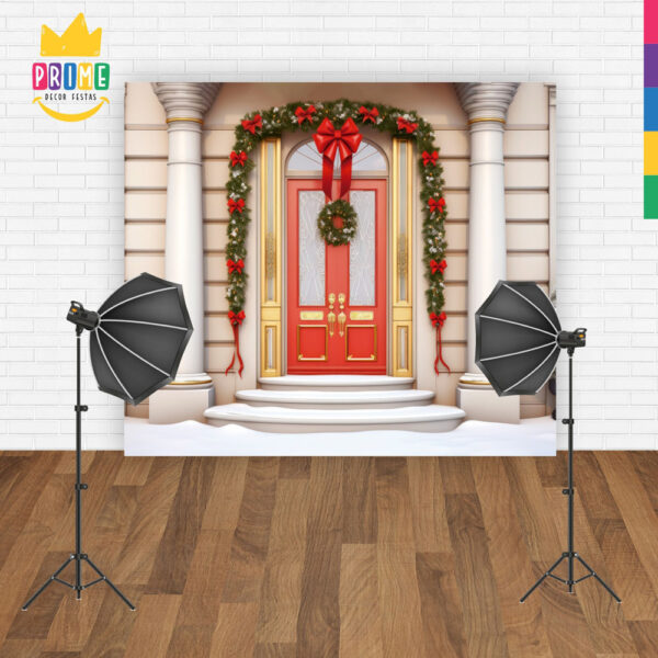 Fundo Fotográfico Cenário Natal em Tecido 2,2m x1,5m F141 - Image 4