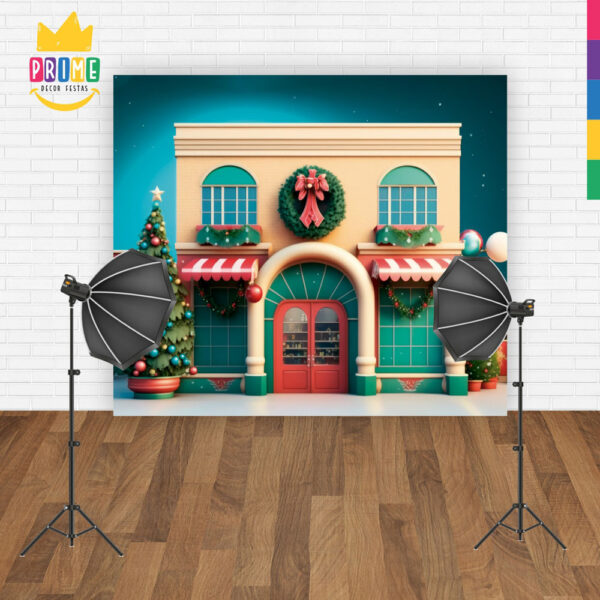 Fundo Fotográfico Cenário Natal em Tecido 2,2m x1,5m F139 - Image 4