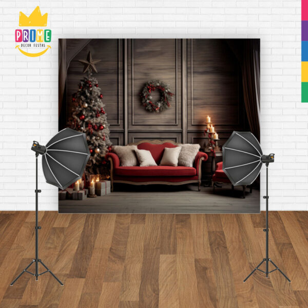 Fundo Fotográfico Cenário Natal em Tecido 2,20m x1,50m FF162 - Image 4