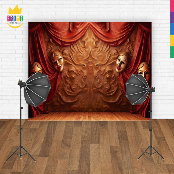 Fundo Fotográfico Cenário Teatro em Tecido 2,20m x1,50m F198 - Image 4