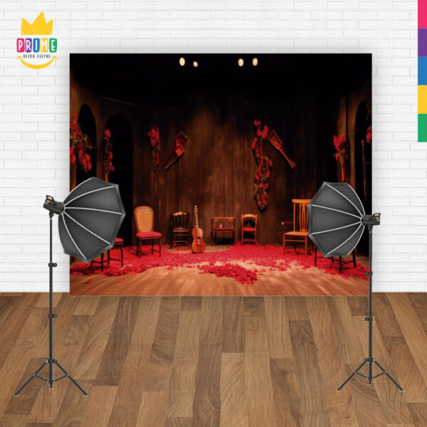 Fundo Fotográfico Cenário Teatro em Tecido 2,20m x1,50m F199 - Image 4