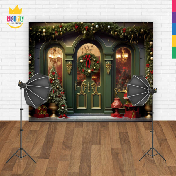 Fundo Fotográfico Cenário Natal  em Tecido 2,20m x1,50m F122 - Image 4