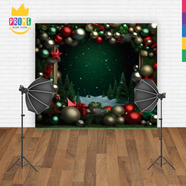 Fundo Fotográfico Cenário Natal Em Tecido 2,20M x 1,50M F126 - Image 4