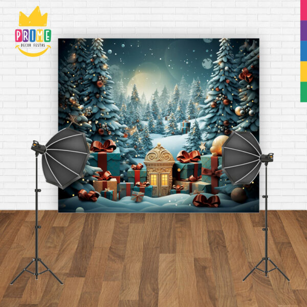 Fundo Fotográfico Cenário Natal Em Tecido 2,20M x 1,50M F125 - Image 4