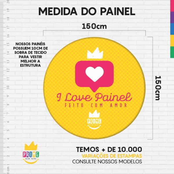 Trio Capa Cilindro + Painel Redondo 3D Natal 1,50m Veste Fácil - Image 6