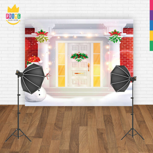 Fundo Fotográfico Cenário Natal  em Tecido 2,20m x1,50m F177 - Image 4