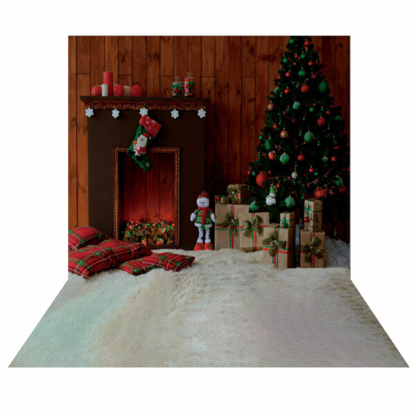 Fundo Fotográfico Cenário Natal  em Tecido 2,20m x1,50m F288