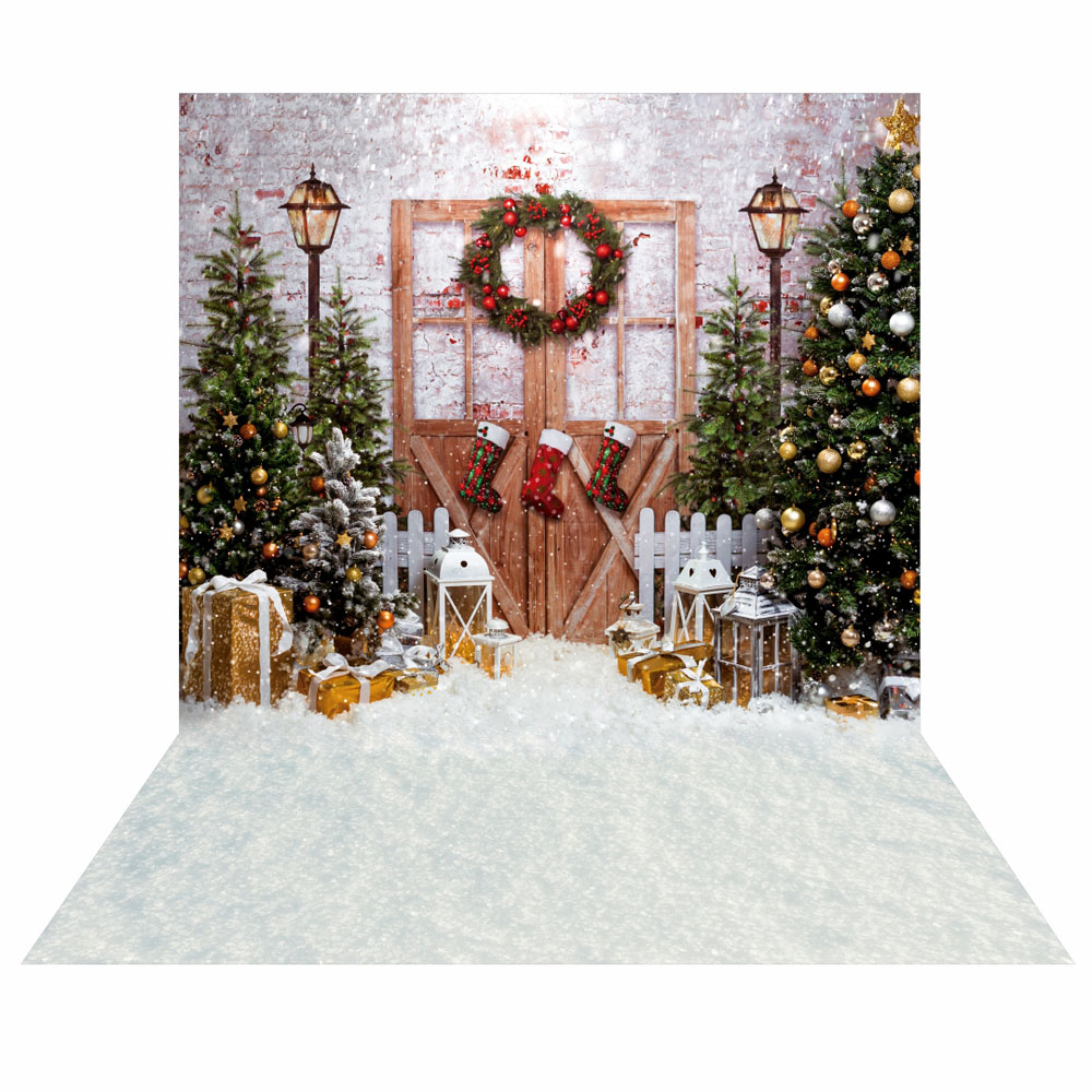 Fundo Fotográfico Cenário Natal  em Tecido 2,20m x1,50m F311