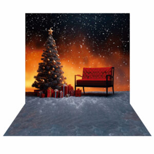 Fundo Fotográfico Cenário Natal em Tecido 2,20m x1,50m F327