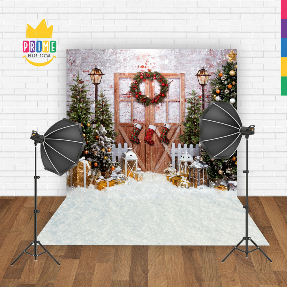 Fundo Fotográfico Cenário Natal em Tecido 2,20m x1,50m F311 - Imagem 2