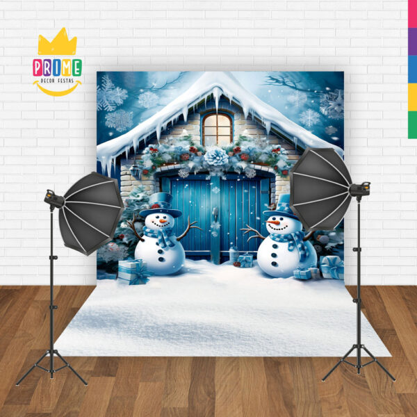 Fundo Fotográfico Cenário Natal em Tecido 2,20m x1,50m F344 - Image 2