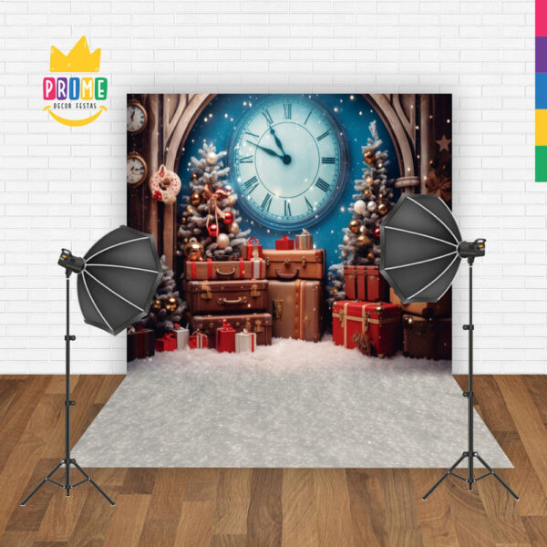 Fundo Fotográfico Cenário Natal em Tecido 2,20m x1,50m F366 - Image 2