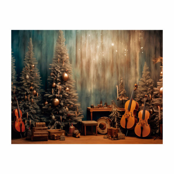 Fundo Fotográfico Cenário Natal em Tecido 2,20m x1,50m F285 - Image 3