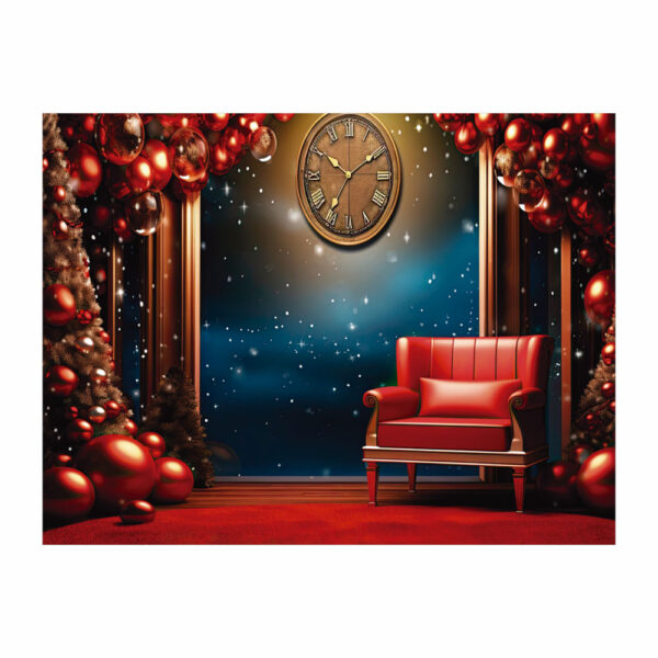 Fundo Fotográfico Cenário Natal  em Tecido 2,20m x1,50m F329 - Image 3
