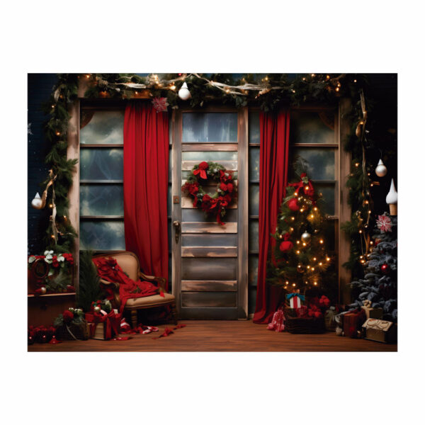 Fundo Fotográfico Cenário Natal em Tecido 2,20m x1,50m F276 - Image 3