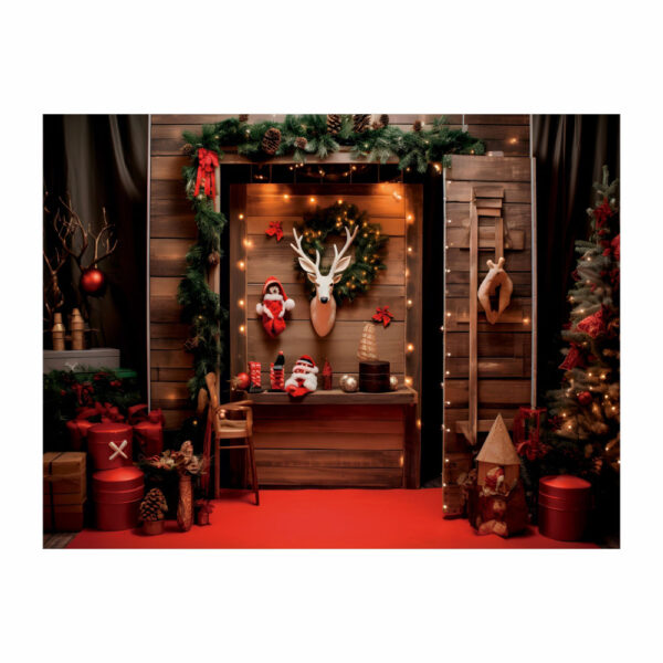 Fundo Fotográfico Cenário Natal em Tecido 2,20m x1,50m F275 - Image 3