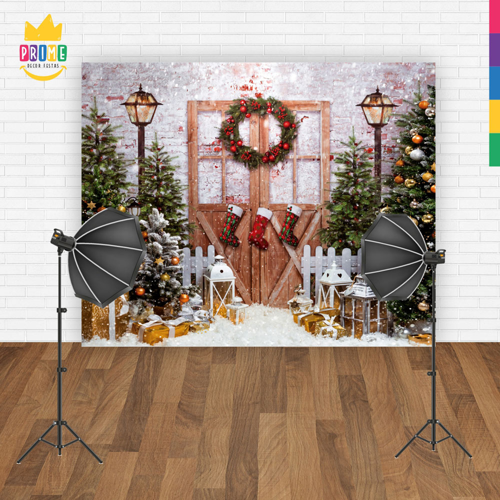 Fundo Fotográfico Cenário Natal em Tecido 2,20m x1,50m F311 - Imagem 4