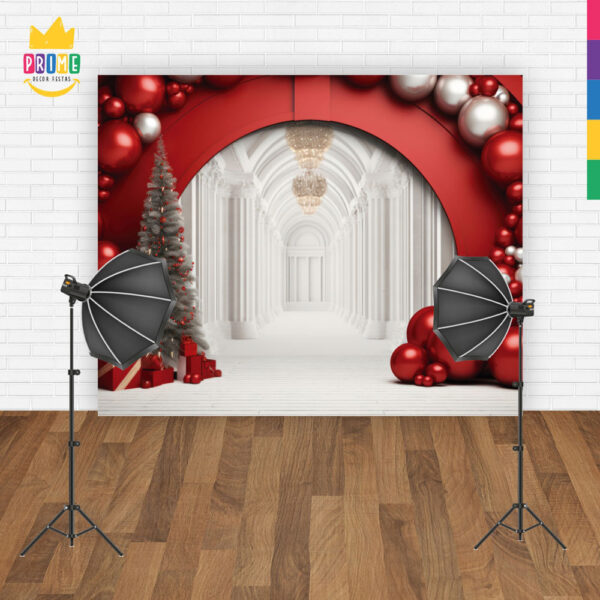 Fundo Fotográfico Cenário Natal em Tecido 2,20m x1,50m F350 - Image 4