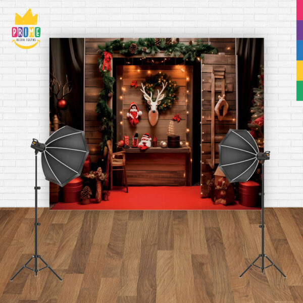 Fundo Fotográfico Cenário Natal em Tecido 2,20m x1,50m F275 - Image 4