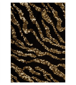 Painel de Festa Retangular 3D Lantejoula Animal Print casadinho 1,50m x 2,20