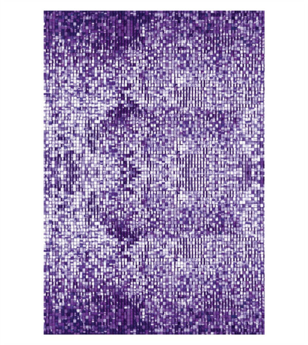 Painel de Festa Retangular 3D Paetê Roxo casadinho 1,50m x 2,20