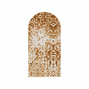 Painel De Festa Romano Decorativo Shimmer Dourado