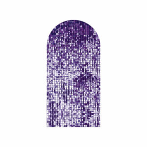 Painel De Festa Romano Decorativo Paetê Roxo