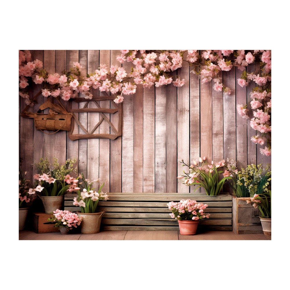Fundo Fotográfico Cenário Jardim Flores Tecido 2,20m x1,50m F211 - Imagem 3
