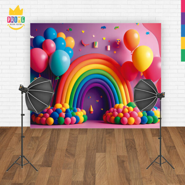 Fundo Fotográfico Cenário Arco Balão Tecido 2,20m x1,50m F382 - Image 4