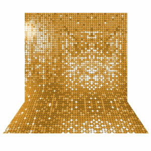 Fundo Fotográfico Textura Dourado em Tecido 2,20m x1,50m F463