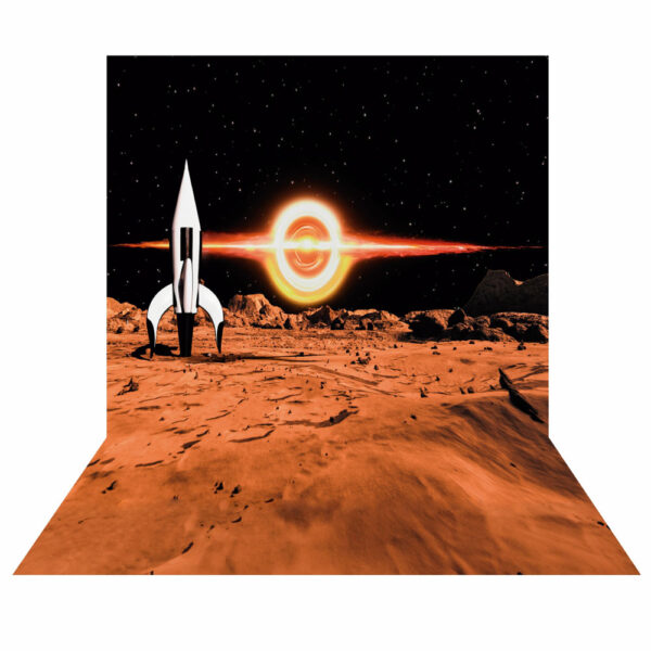 Fundo Fotográfico Espaço Astronauta em Tecido 2,20m x1,50m F555