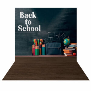 Fundo Fotográfico Pet Cenário Back to School em Tecido 1,20m x1,70m F715