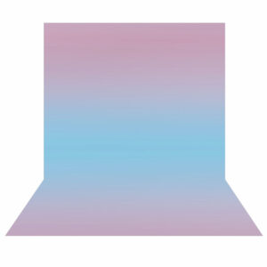Fundo Fotográfico Sublimado Rosa-Azul Degradê 2,20m x1,50m F448